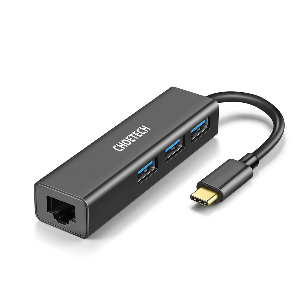 CHOETECH USB C Ethernet HUB, LAN Network Adapter CHOETECH OFFICIAL