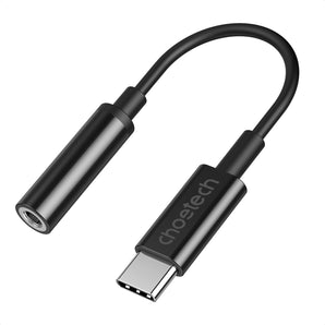 Choetech AUX003 USB-C to 3.5mm Adapter – Audio Jack for Headphones