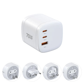 Choetech PD0018A 70W Pivot 70 Rotatable Universal Wall Charger