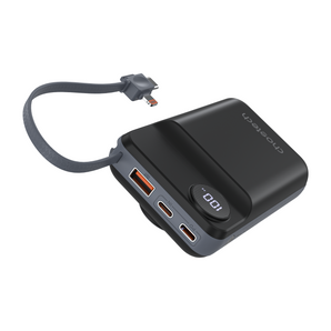 Choetech B696 20000mAh Powerbank – LED-Anzeige, für Smartphone & Uhr, Schwarz