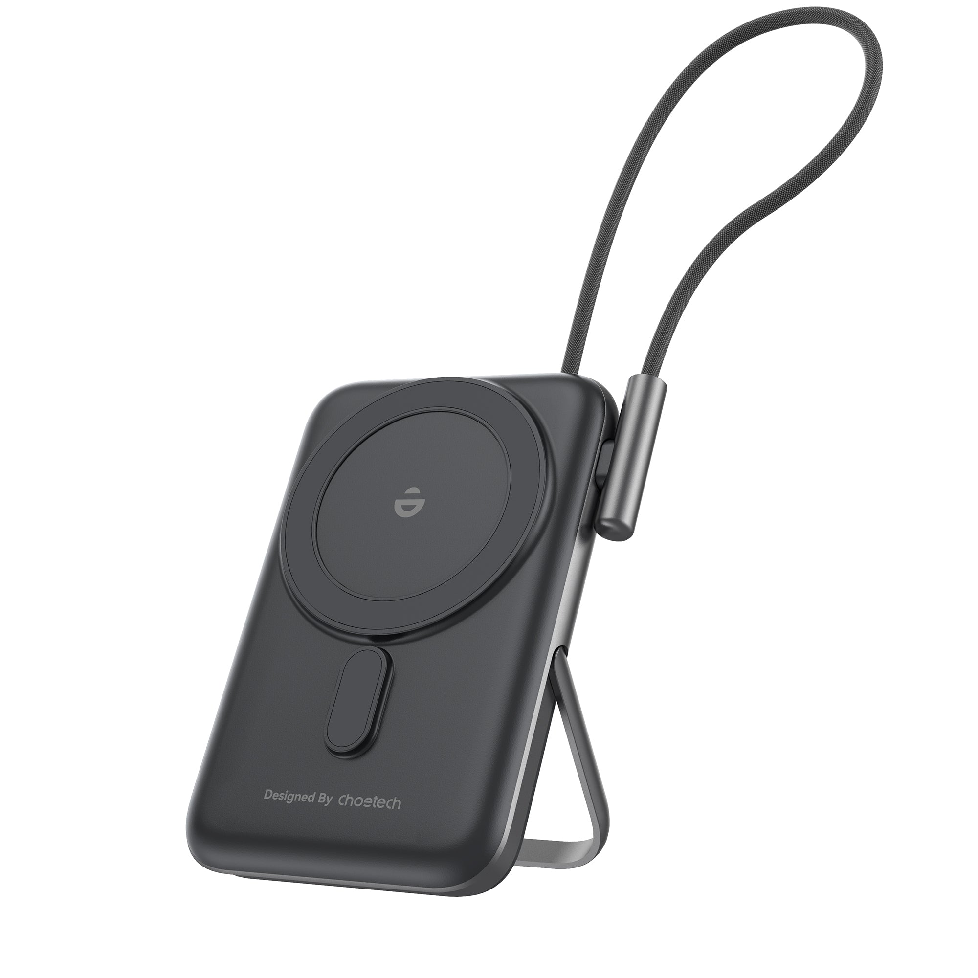Power Bank Magnetico B735-CCBK CHOETECH 10000 mAh USB-C y Soporte 20W MagSafe Negro