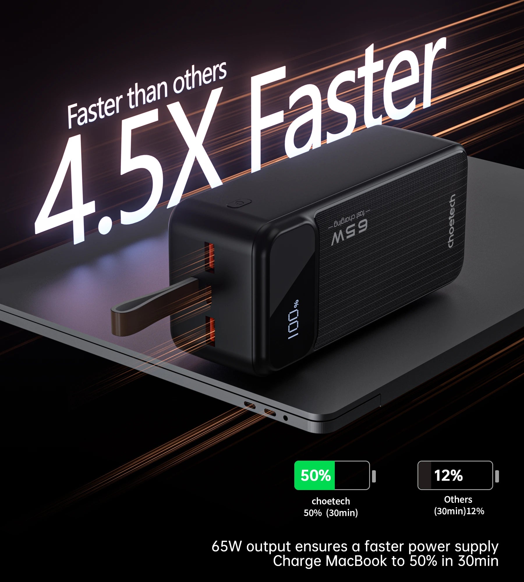 Choetech B734 PowerLeap 40000mAh 65W Power Bank