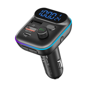 Choetech TC0050 FM Transmitter Car Adapter, 36W, Hands-Free Call