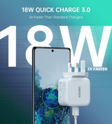 Choetech PD38W GaN USB A+C wall charger