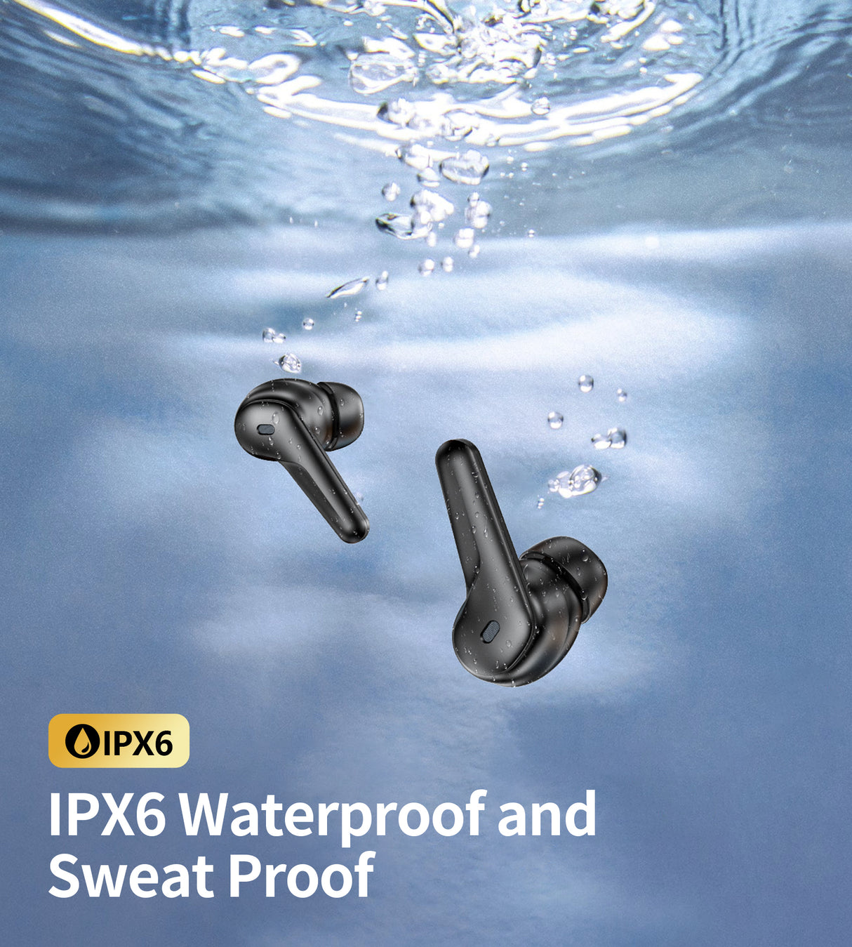 Choetech ANC+ENC 4 Mic Earphone TWS Touch Control with Rotate charging case