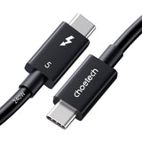 CHOETECH  Thunderbolt5 Intel Certified 240W 80Gbps Audio Cable