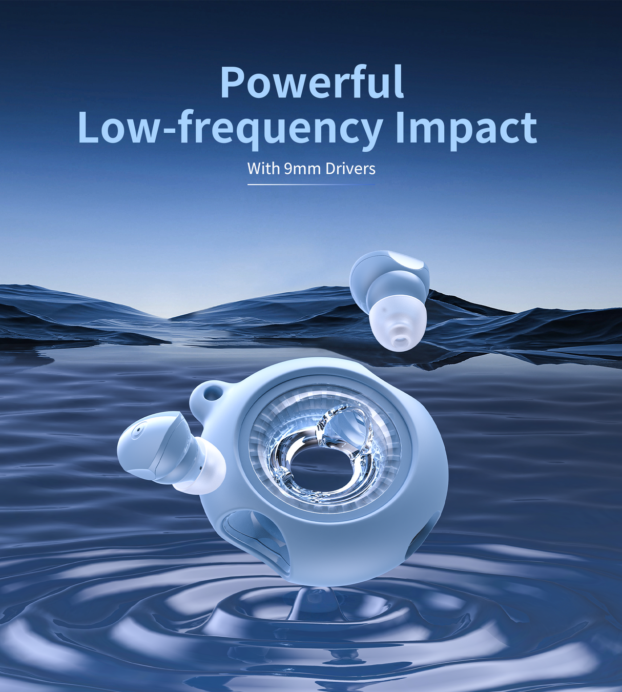 Choetech DNS V5.3 Breath Lighting TWS Earphone with Neck Cable Purple