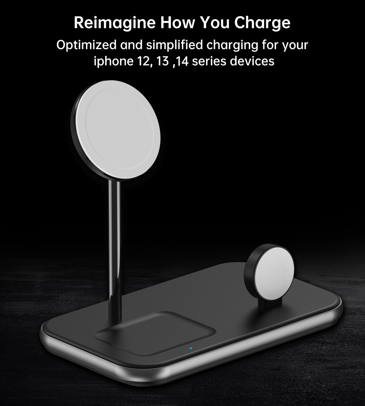 Choetech T589-F 3 in 1 MFM and MFI Certified Magnetic Wireless Charger