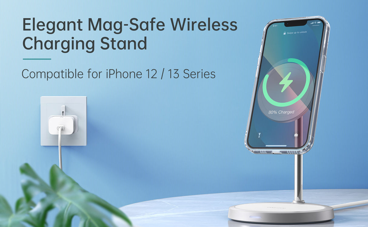 Choetech MFM 2in1 Holder Magnetic Wireless Charger For iPhone 12/13/14 Series