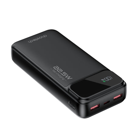 Choetech B729 PD22.5W Dual USB-A+Type-C Power bank 20000mAh Black