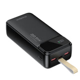 Choetech PD22.5W Dual USB-A+Type-C Power bank 30000mAh