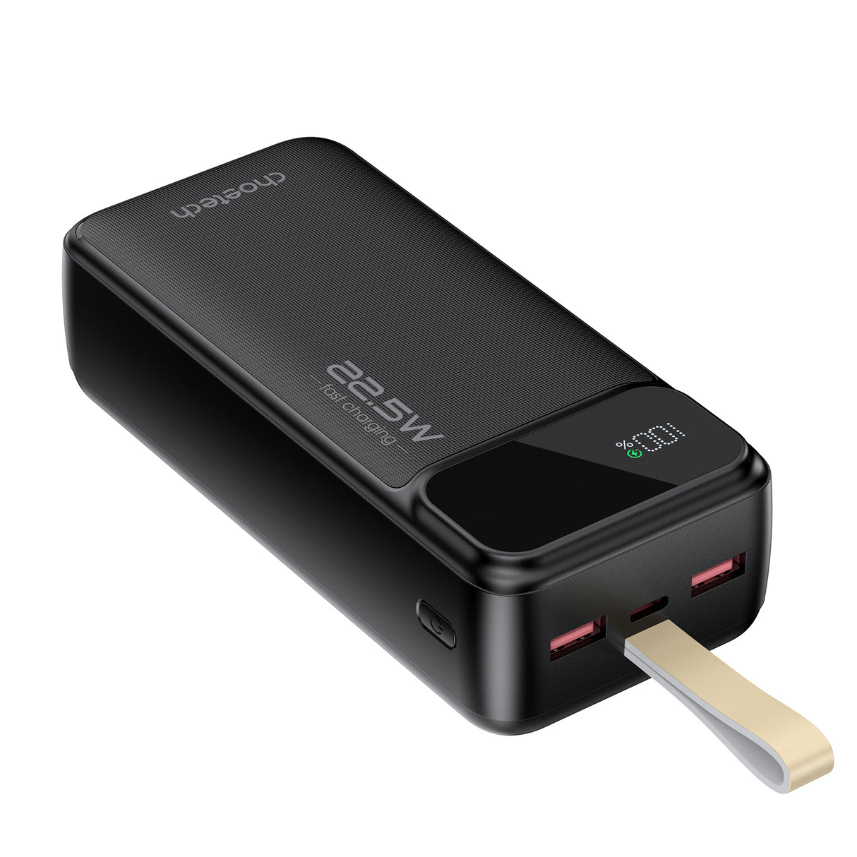 Choetech B730 PD22.5W Dual USB-A+Type-C Power bank 30000mAh Black