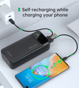 Choetech PD22.5W Dual USB-A+Type-C Power bank 30000mAh