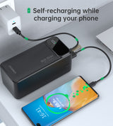 Choetech PD22.5W Dual USB-A+Type-C Power bank 50000mAh