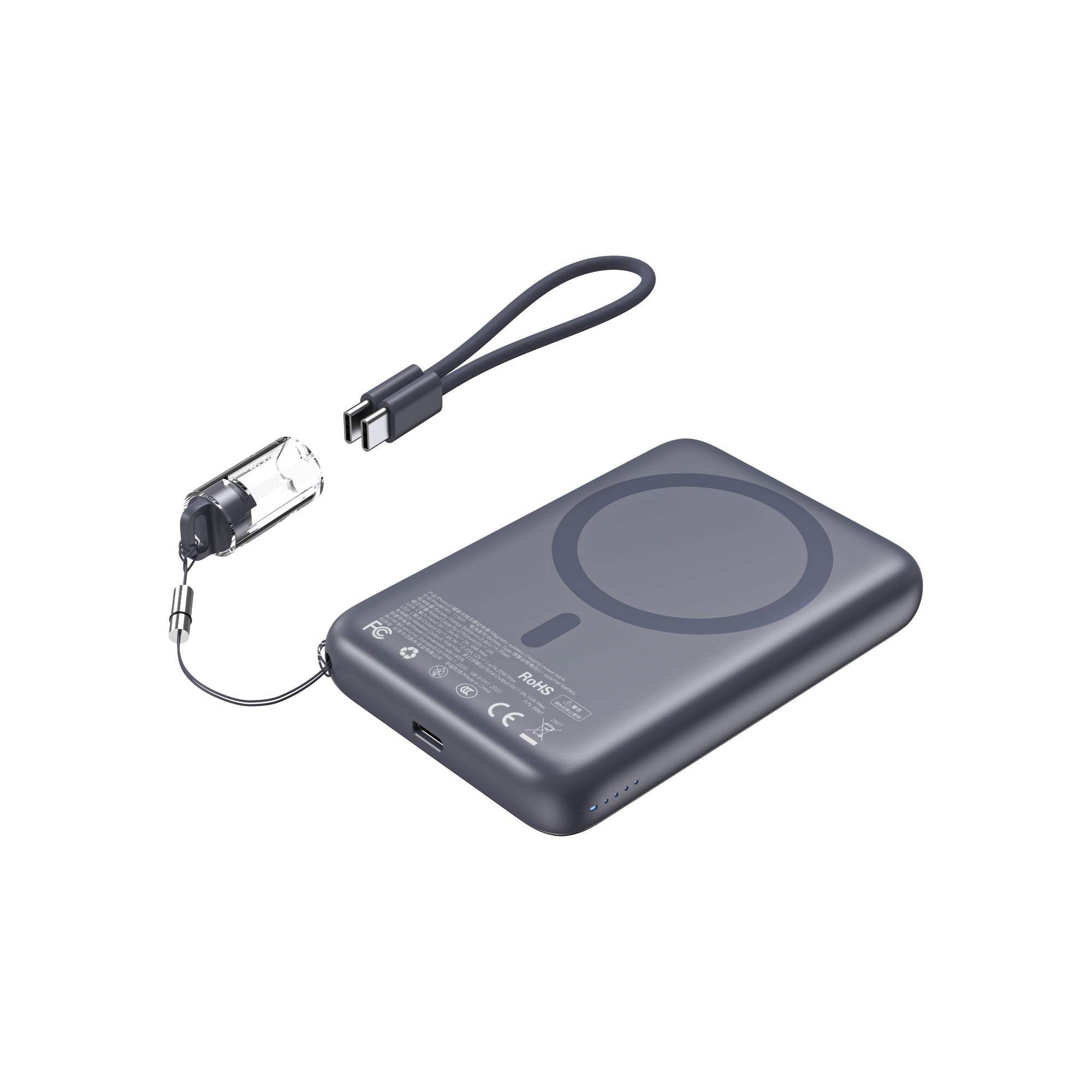 Certified 10000mAh Ultra Thin Magnetic Power Bank