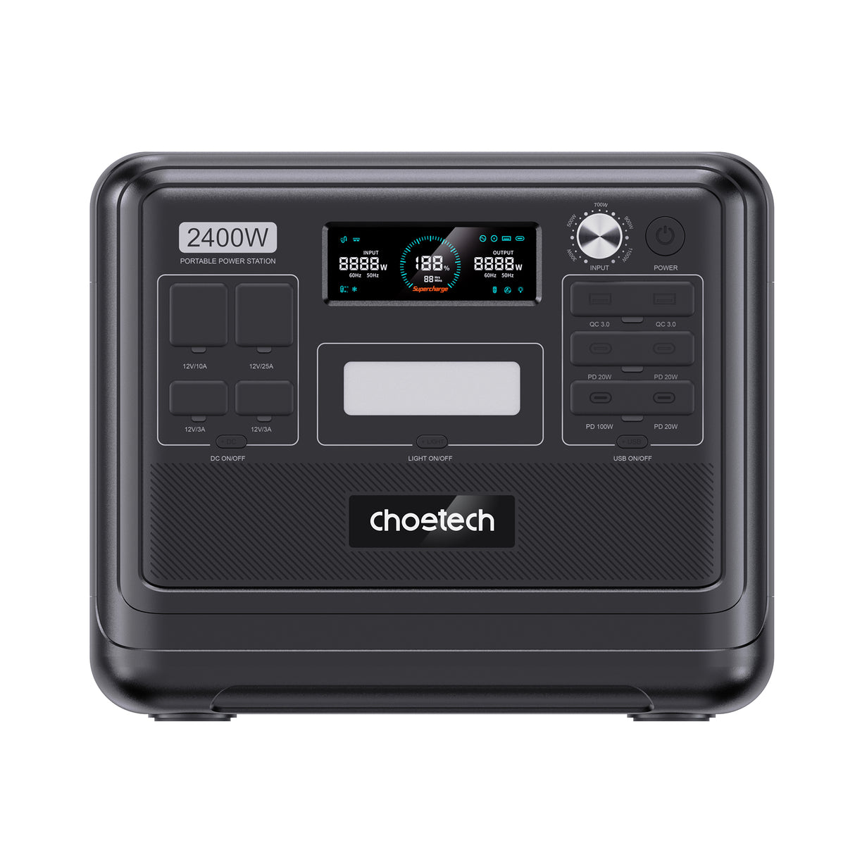 Choetech BS008 2400W UPS Bidirectional PowerStation 2048Wh