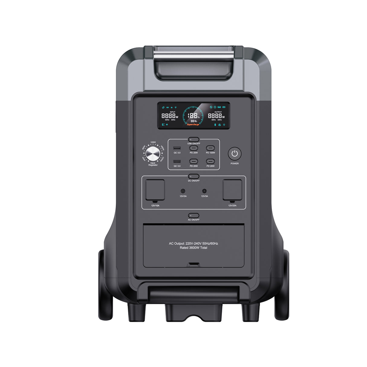 BS009 Choetech 3600W UPS & Bidirectional Portable Power Station
