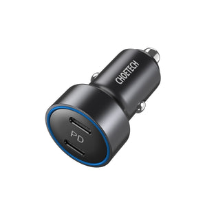 Choetech C0054 40W Car Charger – Dual USB-C PD3.0 Fast Charging
