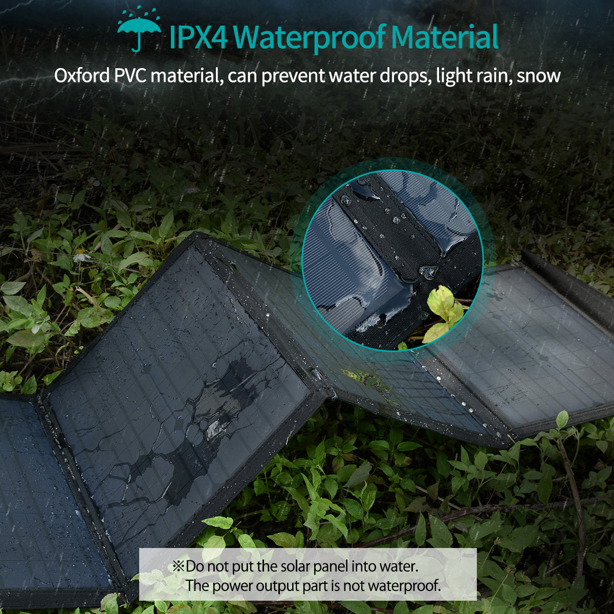 SC009-V2 Choetech 100W USB Foldable Solar Charger