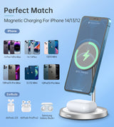 Choetech MFM 2in1 Holder Magnetic Wireless Charger For iPhone 12/13/14 Series