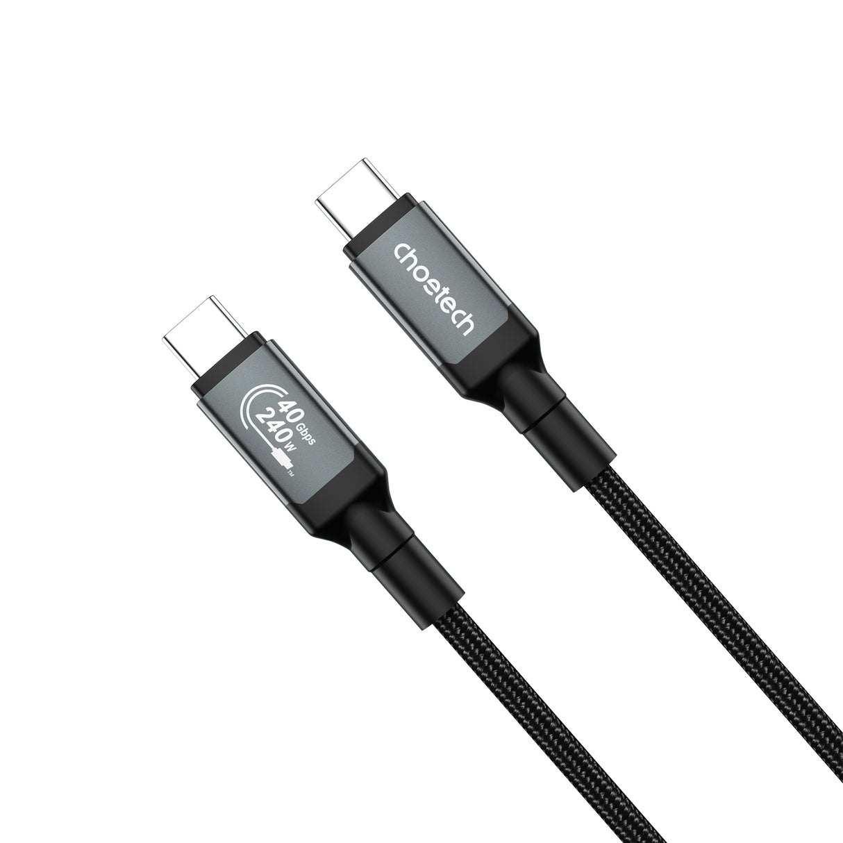 CHOETECH USB-C 4 GEN 3 240W 8K Audio Cable grey