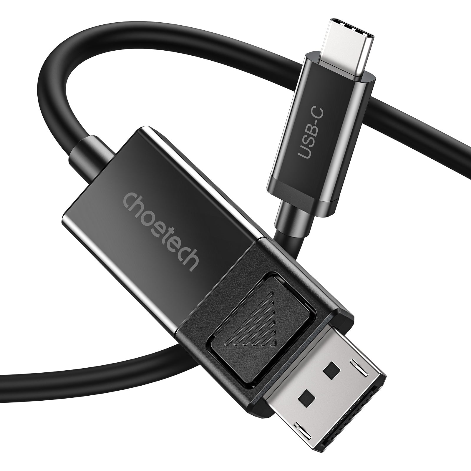 XCP-1803 Choetech USB C a DisplayPort Cable, 8K@30Hz 6ft DisplayPort a USB C Cable, Thunderbolt 3 a DisplayPort bidireccional