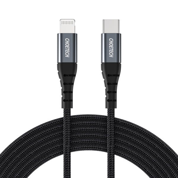 Choetech IP0041 USB-C to L Cable – Fast Charging Cord 2M / 6.6FT Durable