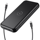 B650 CHOETECH Wireless Power Bank Qi Portable Charger for iPhone 12 External Battery QC 3.0 USB C 18W PD Fast Charger CHOETECH