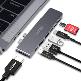 HUB-M14 Choetech MacBook Pro Adapter, USB C Hub for MacBook Pro 2020, MacBook Air 13 inch, Laptop Expand Docking Station