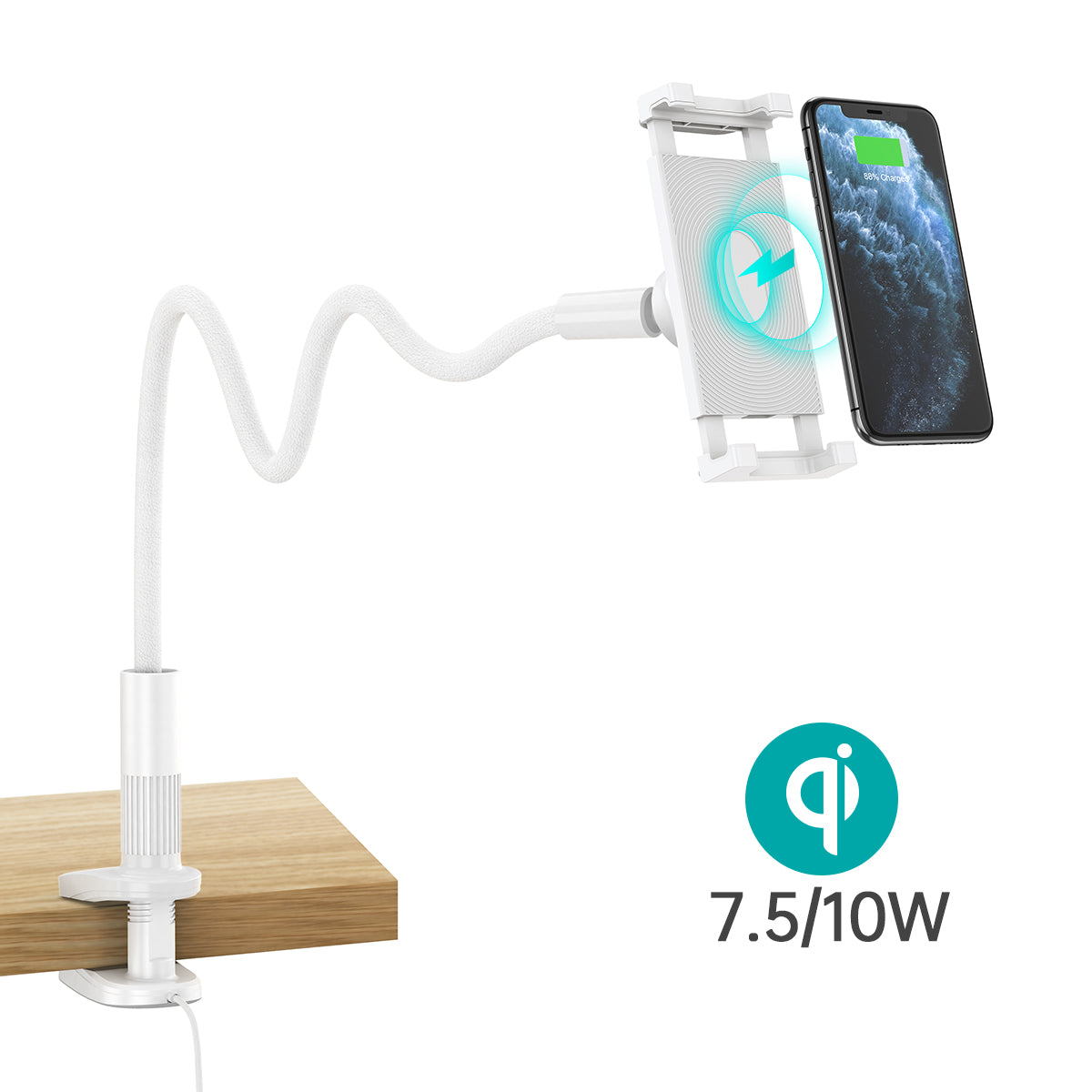 T548-S Choetech 2-in-1 Phone Mount & Fast Wireless Charger