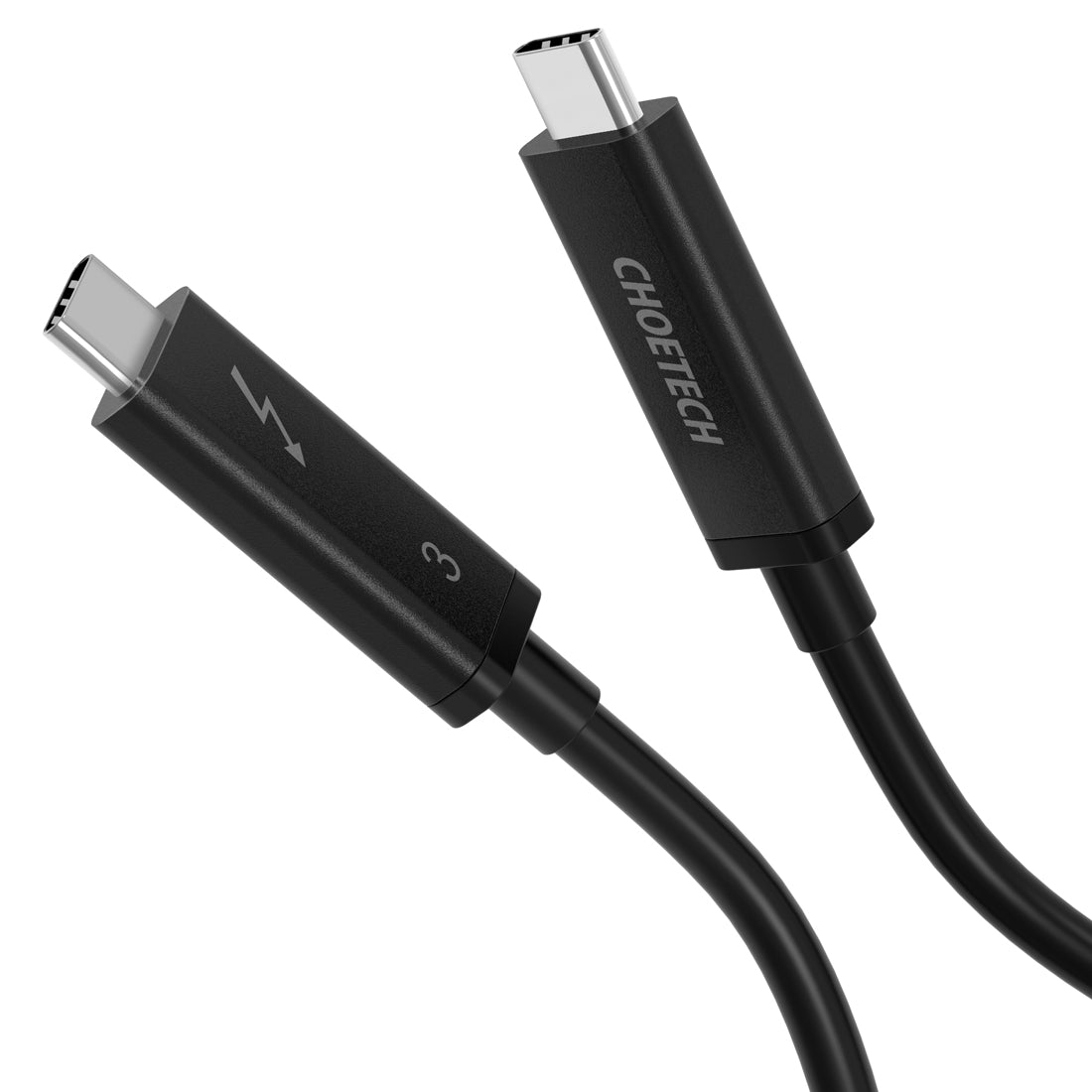 Thunderbolt 3 USB C Kabel (2M/6.5FT) Aktiv 40Gbps/100W Ladeunterstützung 5K UHD Display