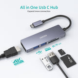 HUB-M18 USB Type C Hub 5 in 1 Multiport Adapter
