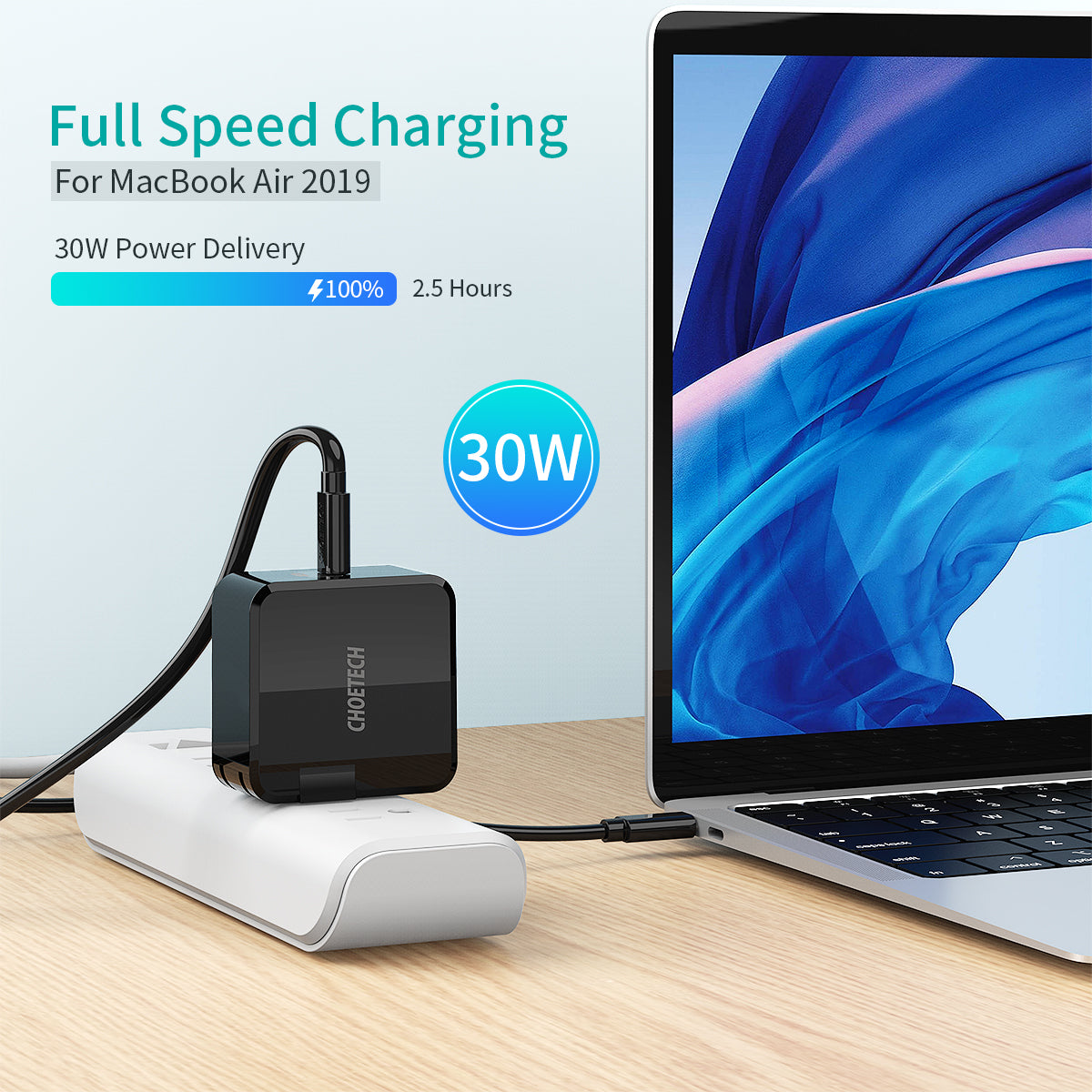 Q6005 USB C Charger 30W PD 3.0 Type-C Wall Charger USB C Adapter