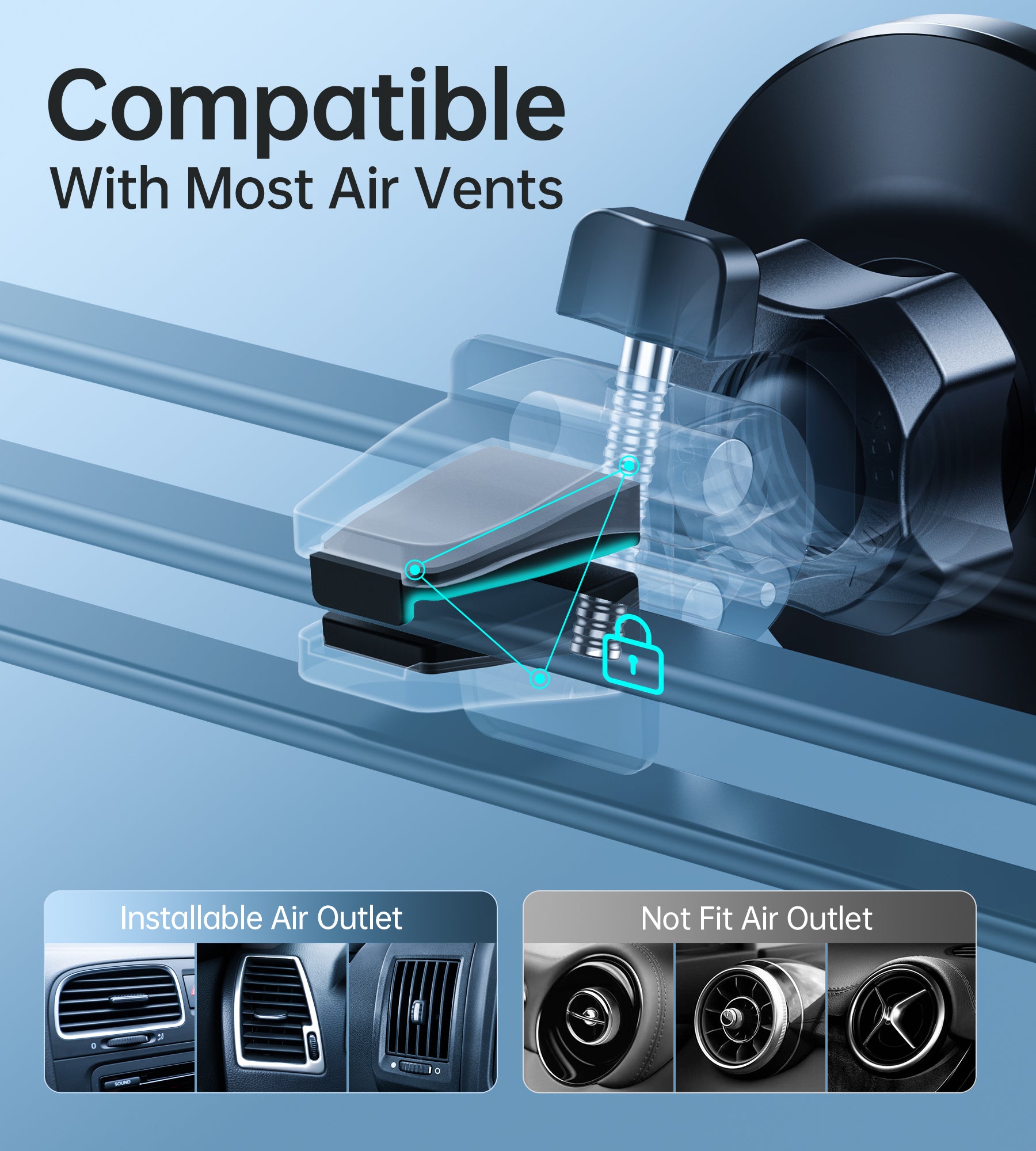OlPG-Support de telephone magnetique pour voiture, compatible avec iPhone  14, 12, 13, Pro, 12 Max, 12 Mini, etui Magsafe, aimant de bain, grille  d'aeration