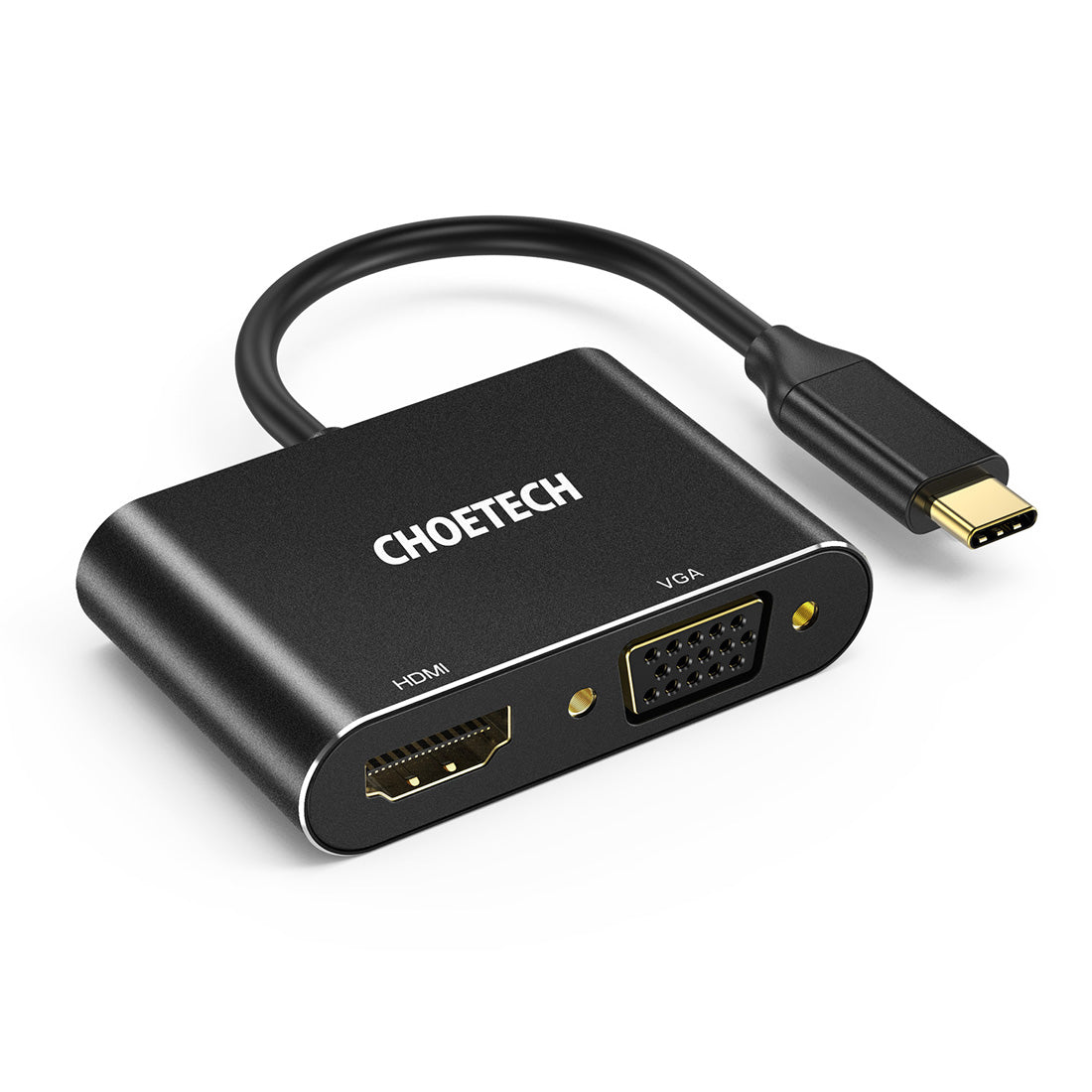 CHOETECH 2 in 1 HUB-M07 USB C to HDMI VGA Adapter CHOETECH OFFICIAL
