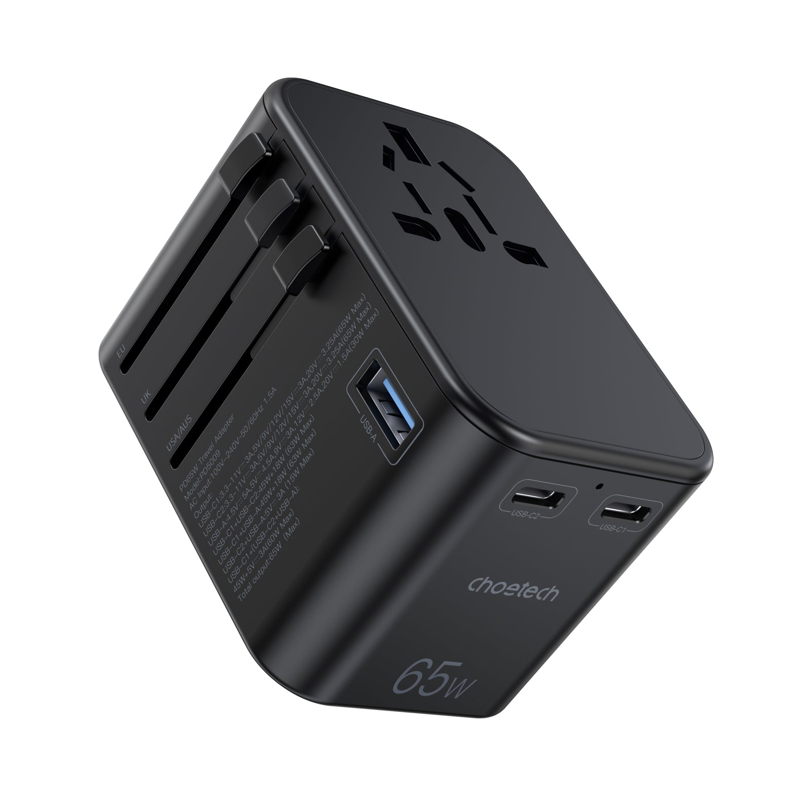 PD5009 Choetech 65W PD Travel Wall Charger