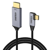 XCH-1201BK CHOETECH Cable USB C a HDMI (4K a 60 Hz), cable USB tipo C de 6 pies a HDMI Thunderbolt 3 trenzado