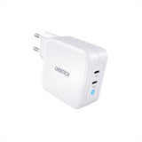 CHOETECH PD 100W GaN Dual USB Type C Charger for MacBook Air iPad iPhone 11 Pro Samsung Huawei ASUS Wall Charger for Lenovo DELL CHOETECH