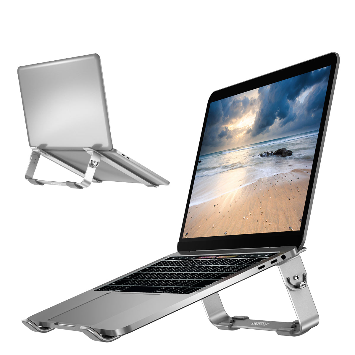 H033 support de refroidissement amovible en aluminium pour ordinateur portable