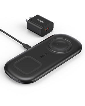 Choetech T570-S Fast Wireless Charging Pad – 15W Qi Fast Charger, Slim
