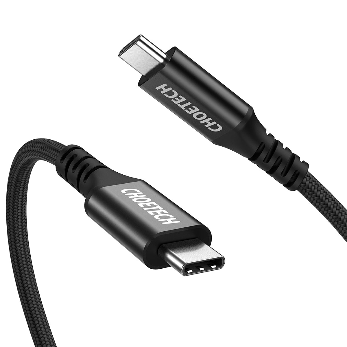 XCC-1007 CHOETECH 100W USB Type C Braided Fast Charging Cable (20V 5A 6ft)