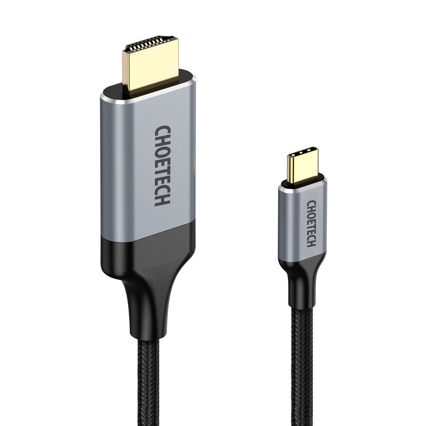 CH0021-BK Choetech USB-C-zu-HDMI-Kabel (4K bei 60 Hz), 6,5 Fuß/2 m, USB-Typ-C-zu-HDMI, Thunderbolt-3-Kabel