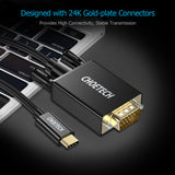 XCV-1801BK CHOETECH Cable USB C a VGA 1.8M