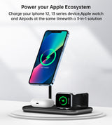 T589-F Choetech 3-in-1 Magnetic Wireless Charging Stand