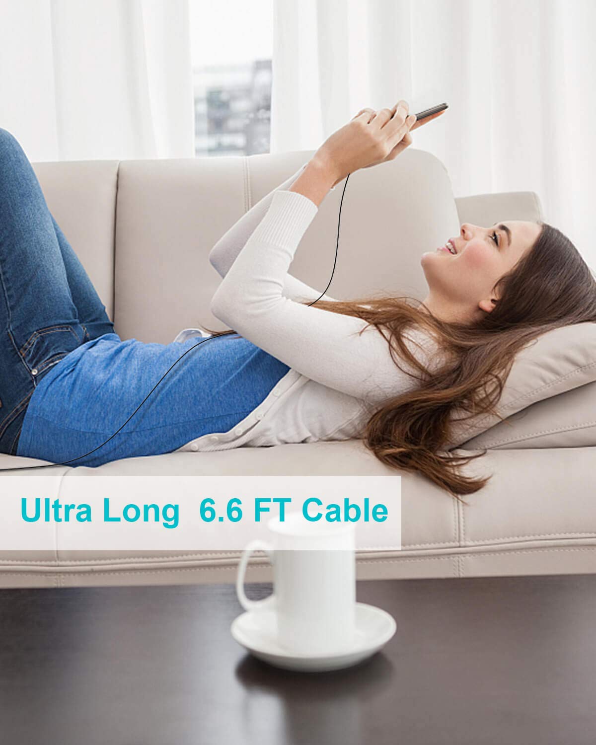 CHOETECH USB C to Lightning Cable [6ft Apple MFi Certified] CHOETECH