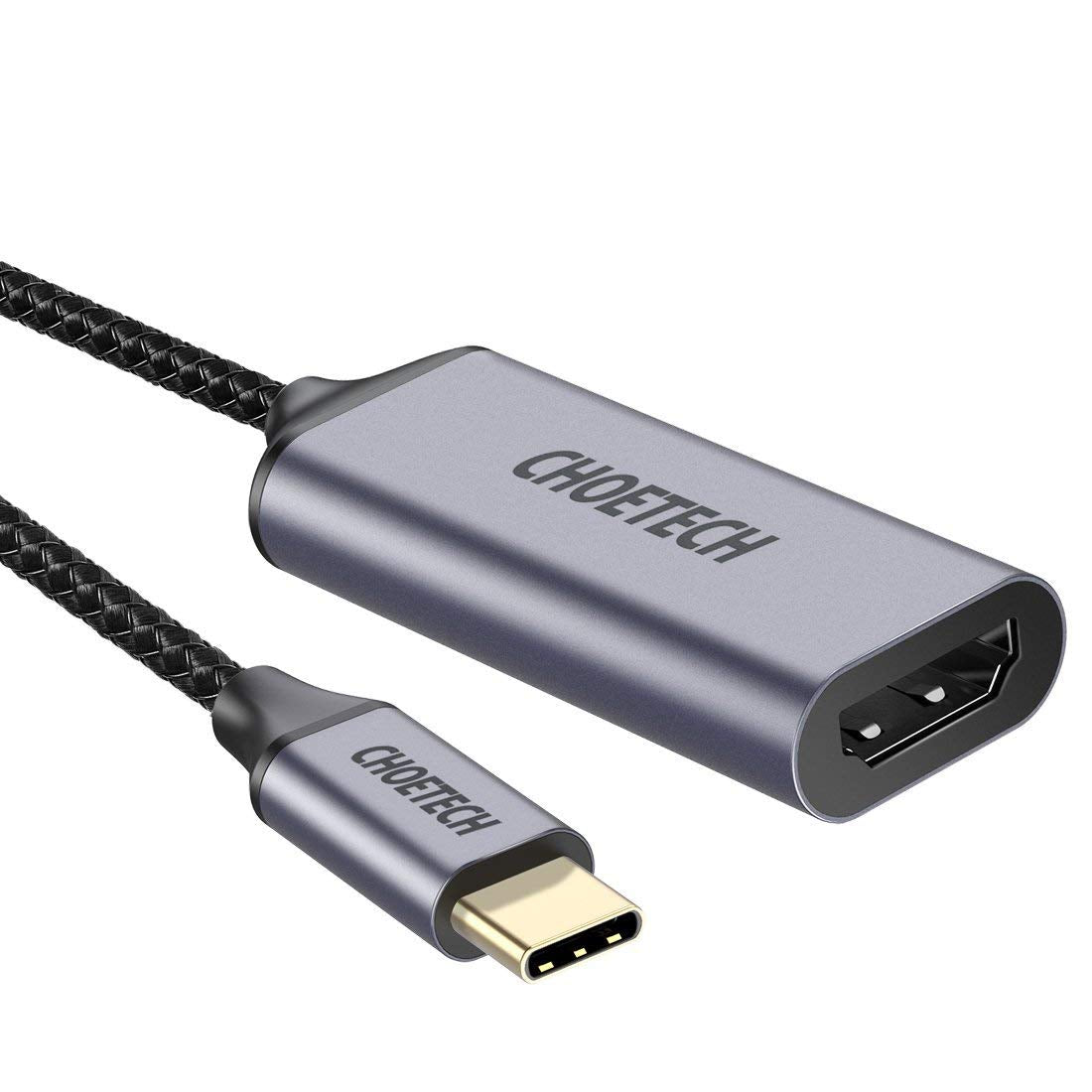 HUB-H10 USB C to HDMI Adapter with Braided Cable 4K@60Hz Sleek CHOETECH