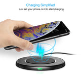Choetech 10W/7.5W Fast Wireless Charging Pad Slim Charger