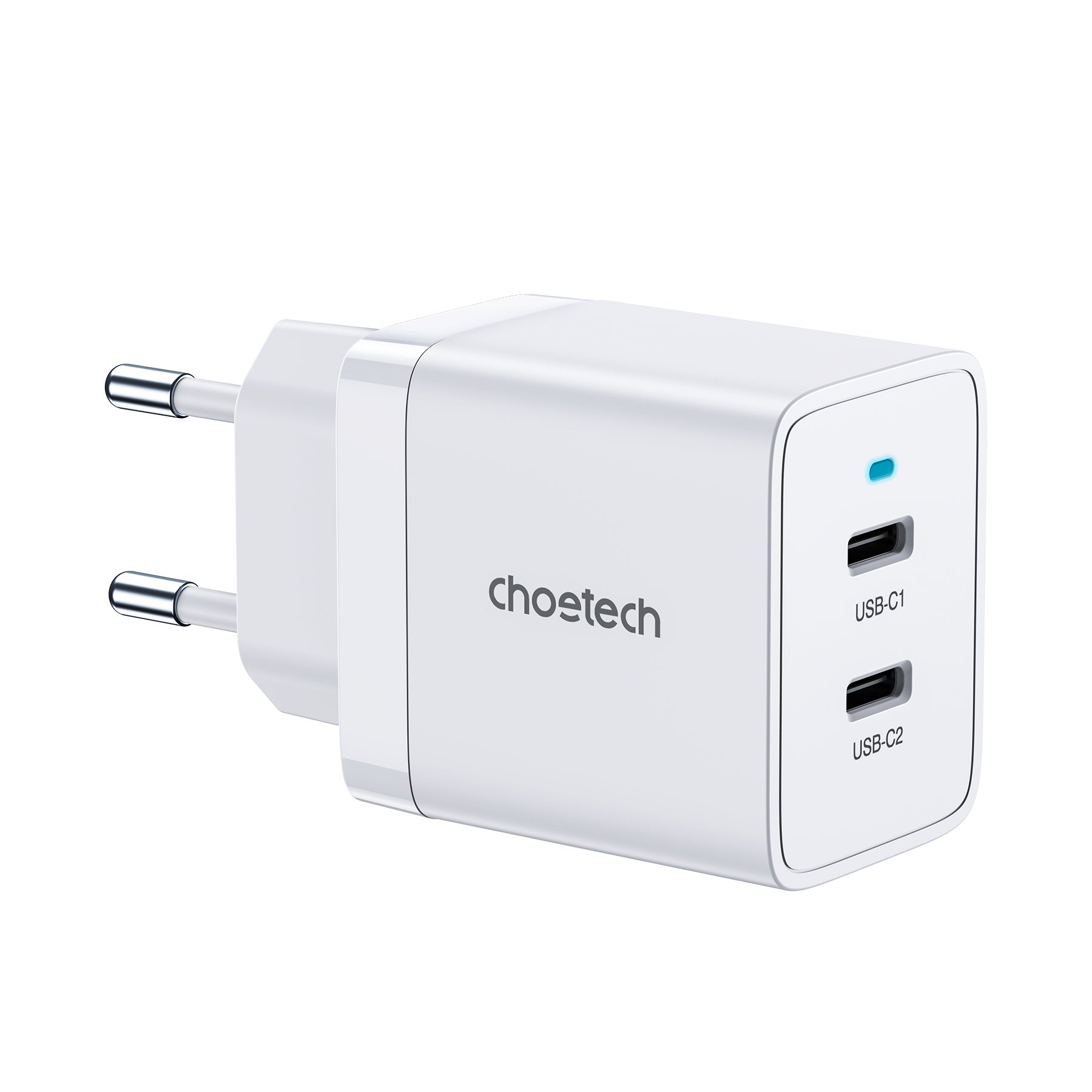 40W Dual USB‑C PD Wall Charger – Fast Charge Adapter