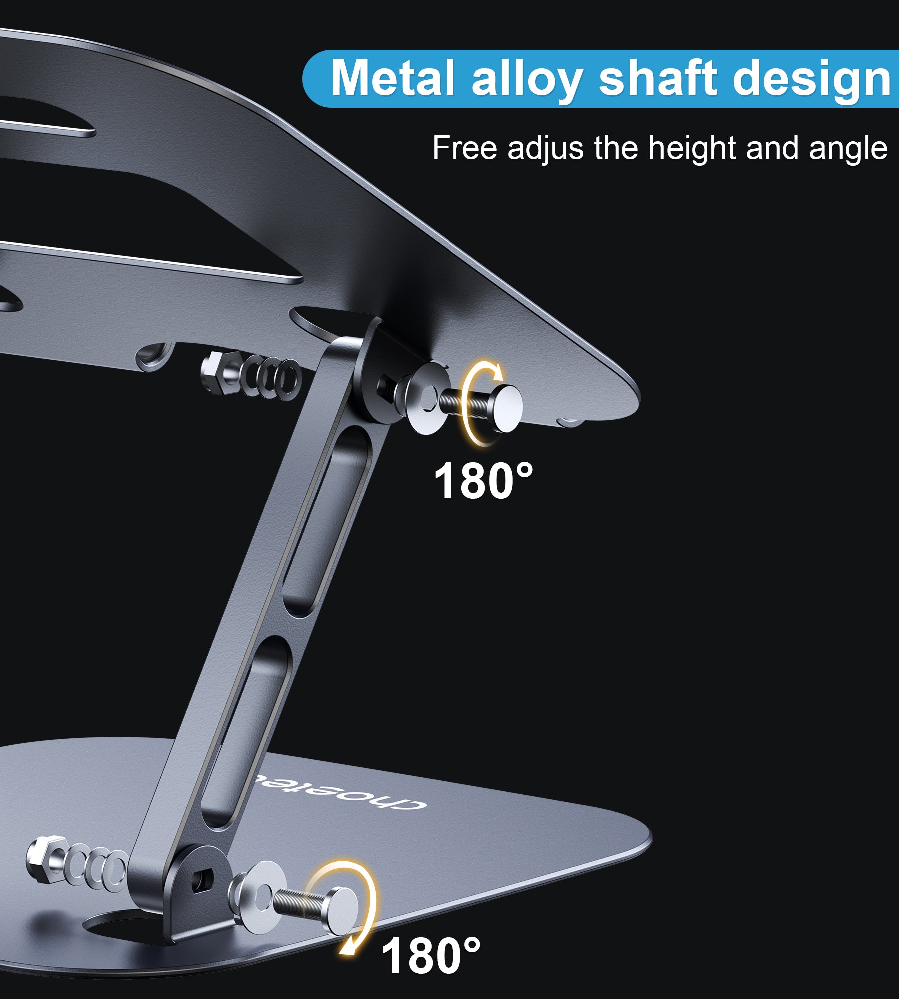 Adjustable Laptop Stand – Desktop Holder for Work & Study
