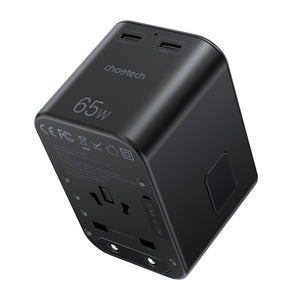 Choetech PD5009 65W PD Wall Charger – Compact USB-C Adapter for Travel Use